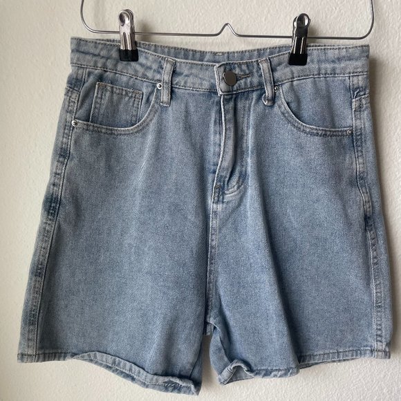 NWOT High Waisted Denim Shorts - Picture 1 of 2